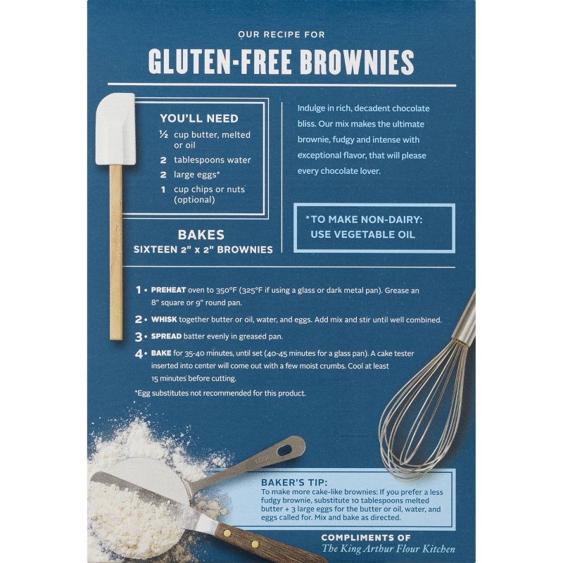 King Arthur Gluten Free Fudge Brownie Mix - 17oz