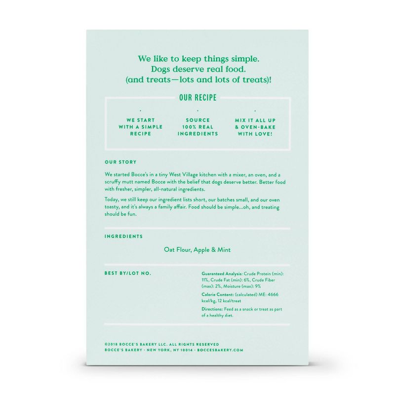 Bocce's Bakery Breath Aid Functional Dental Dog Treats - 12oz