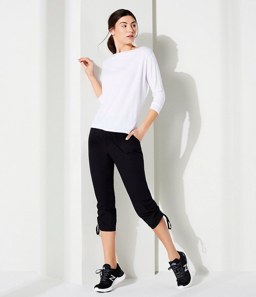 Kinesis 3/4 Sleeve Boat Neck Perfect Moisture Wicking Tee