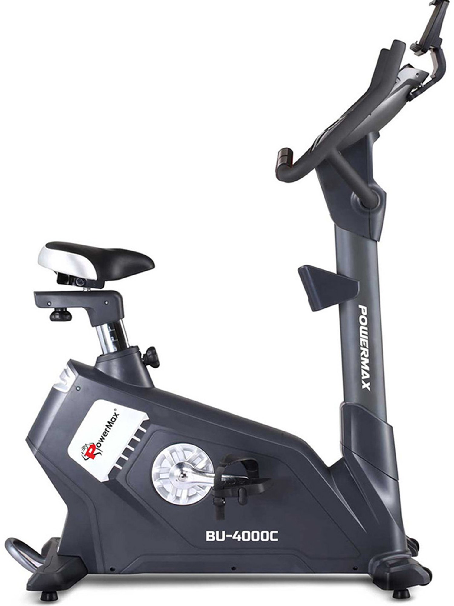 PowerMax Fitness BU-4000C Upright Bike (Black)