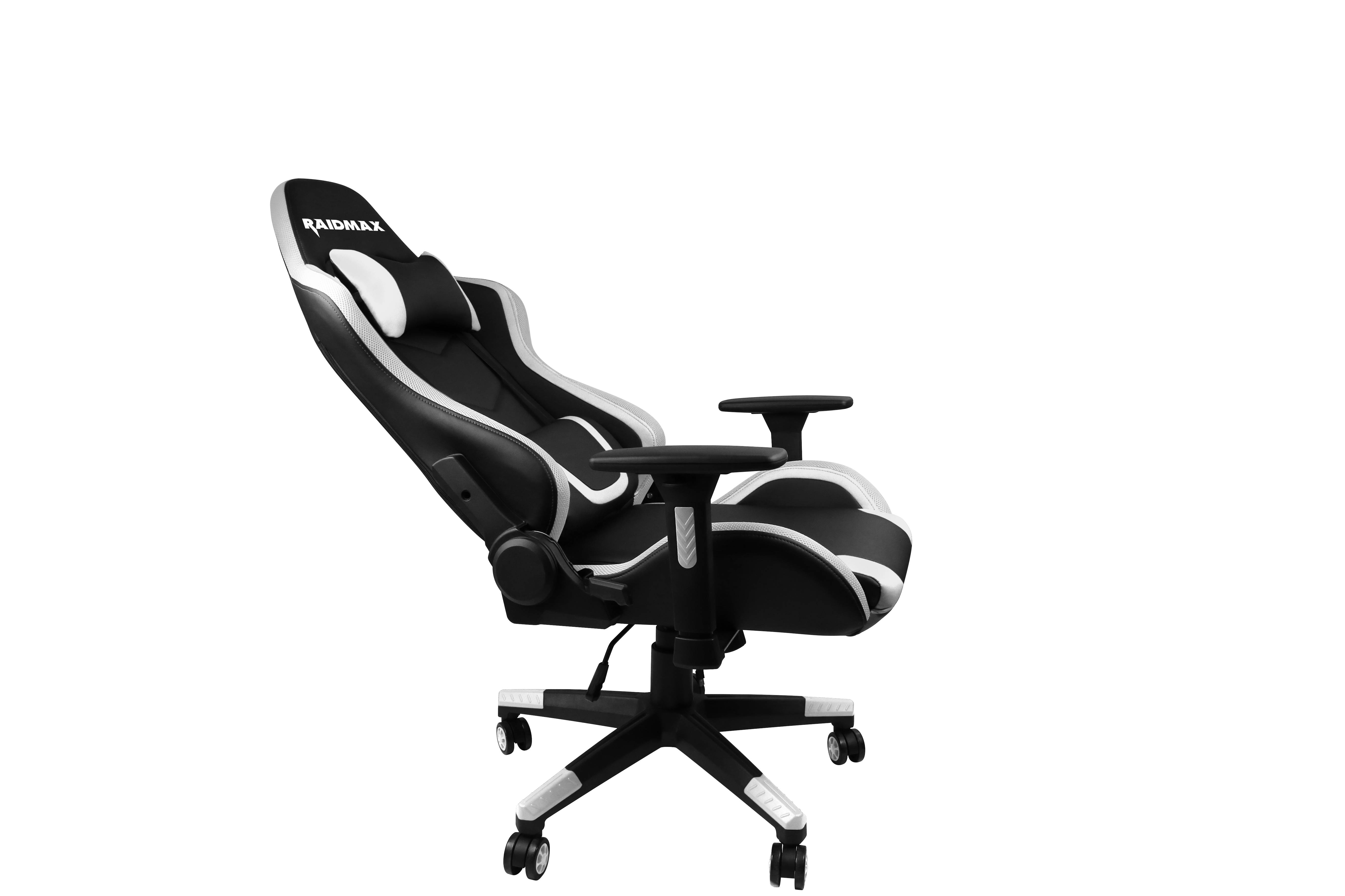 Drakon RGB Lighted Gaming Chair Racing Office Chair High Back Computer Desk Chair PU Leather Chair Executive and Ergonomic Swivel Chair with Headrest and Lumbar Support