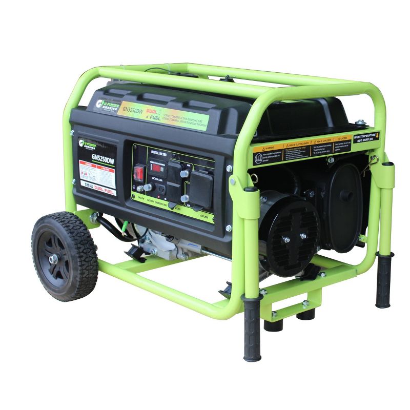 Green-Power 5250w/4750w Dual Fuel GN5250DW Generator