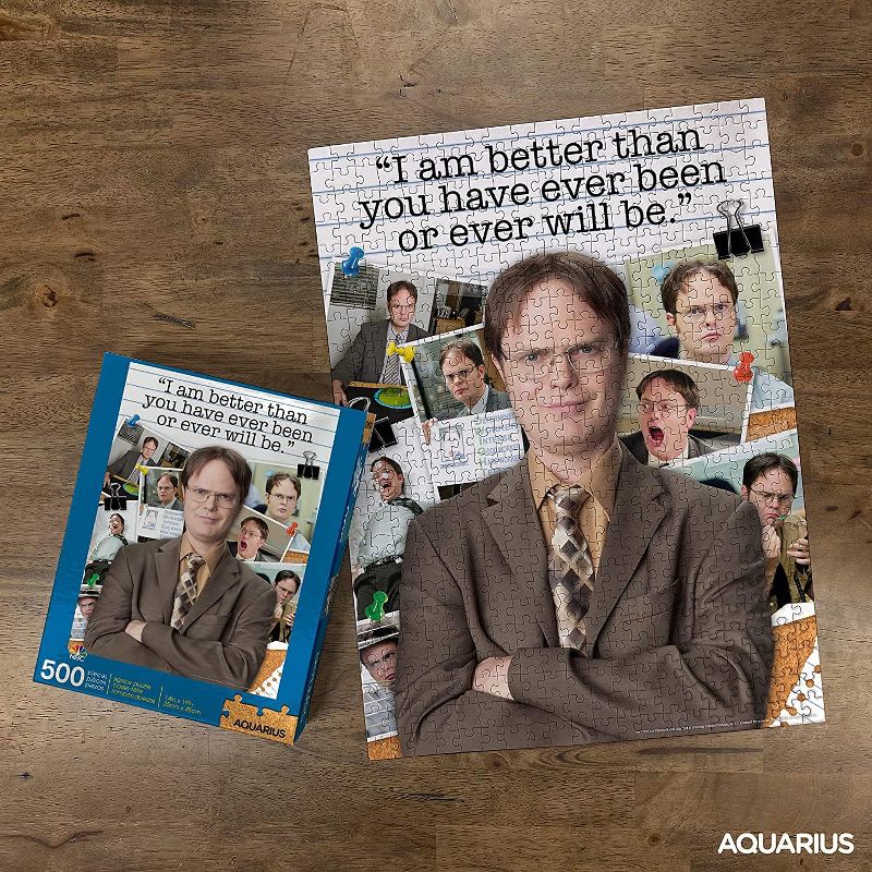 NMR Distribution The Office Dwight Schrute Quote 500 Piece Jigsaw Puzzle