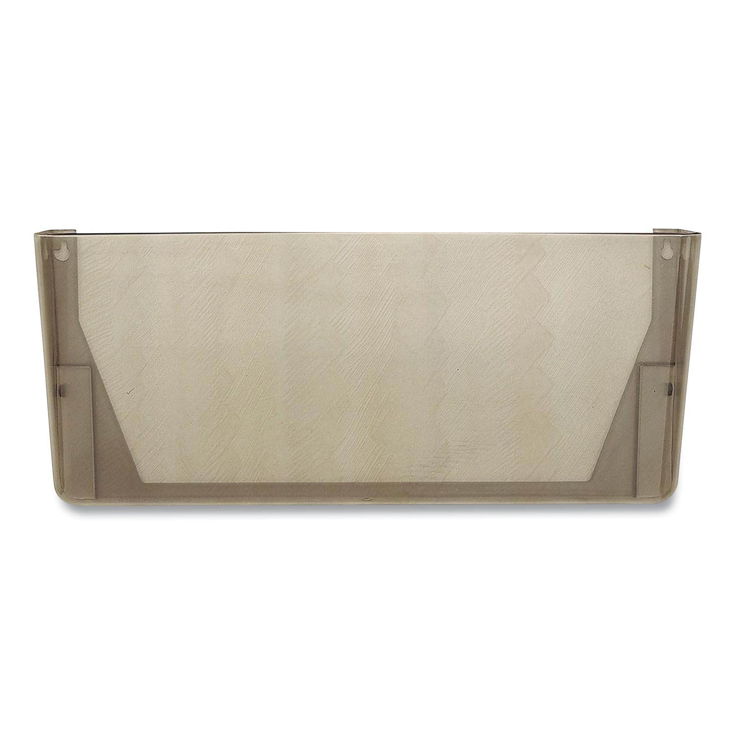 OIC 1-Pocket Plastic Wall File Smoke (21441)