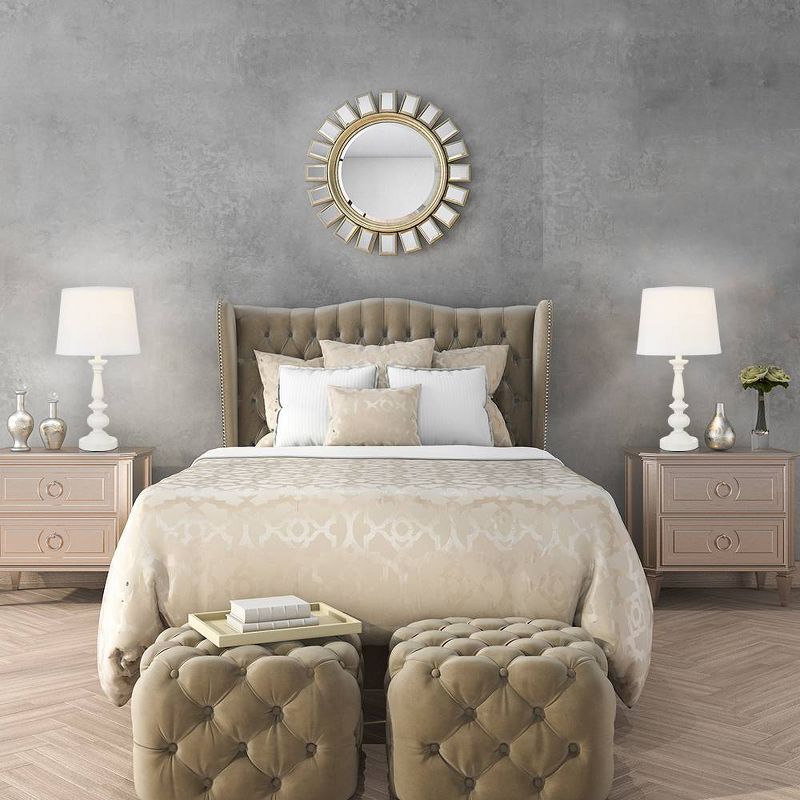 22.25" 2pk Table Lamp White  - Cresswell Lighting