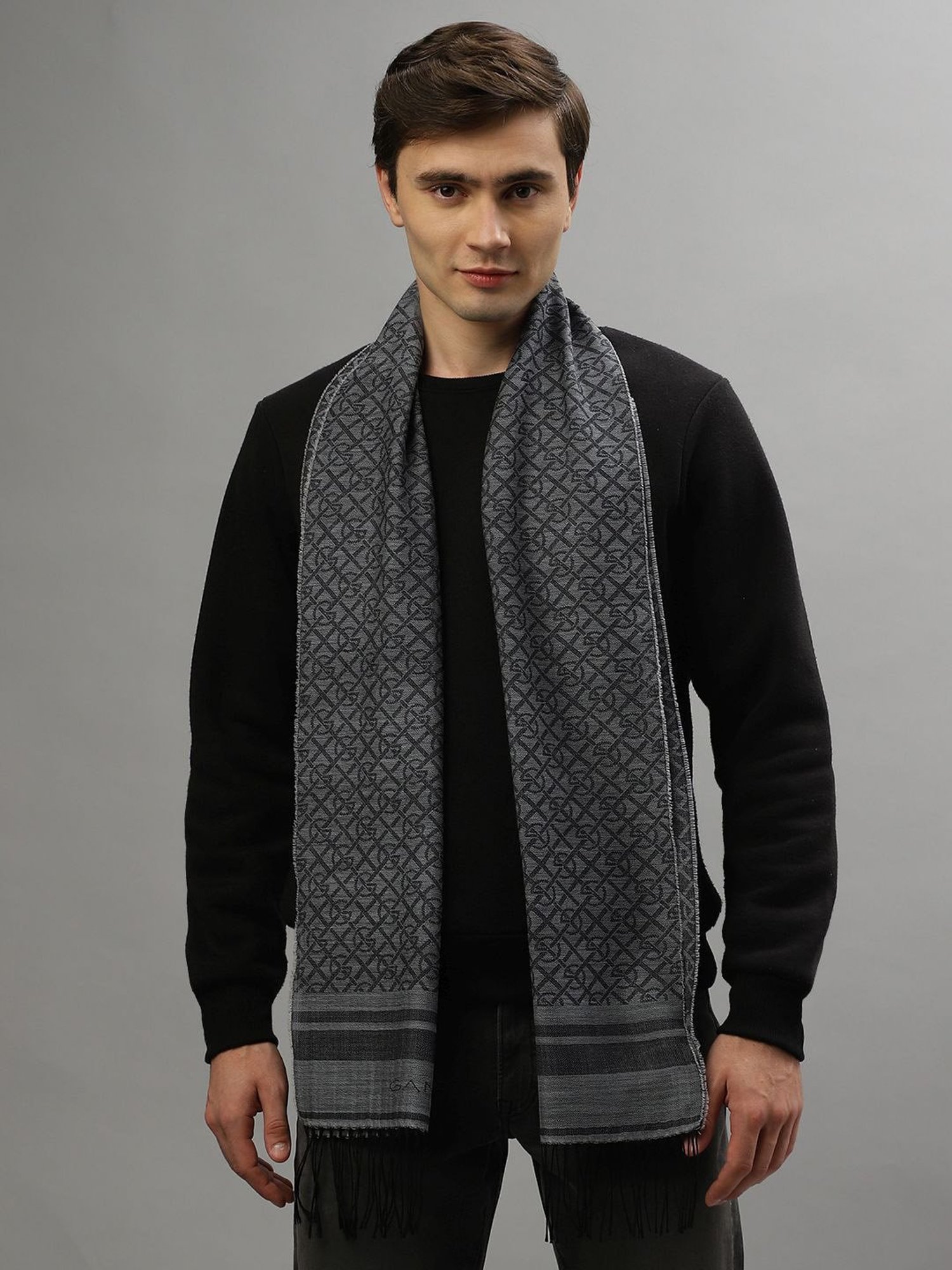 Gant Green Wool Solid Muffler