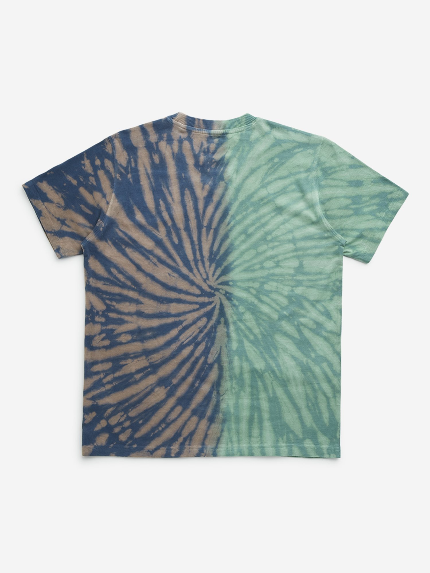 Y&F Boys by Westside Multicolour Tie-Dye Design Cotton T-Shirt