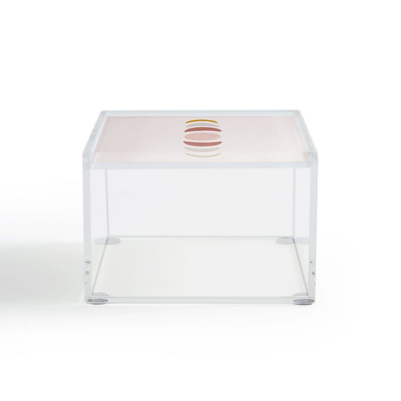 Olivia & May Set of 3 Weave Baskets with Wooden Lids