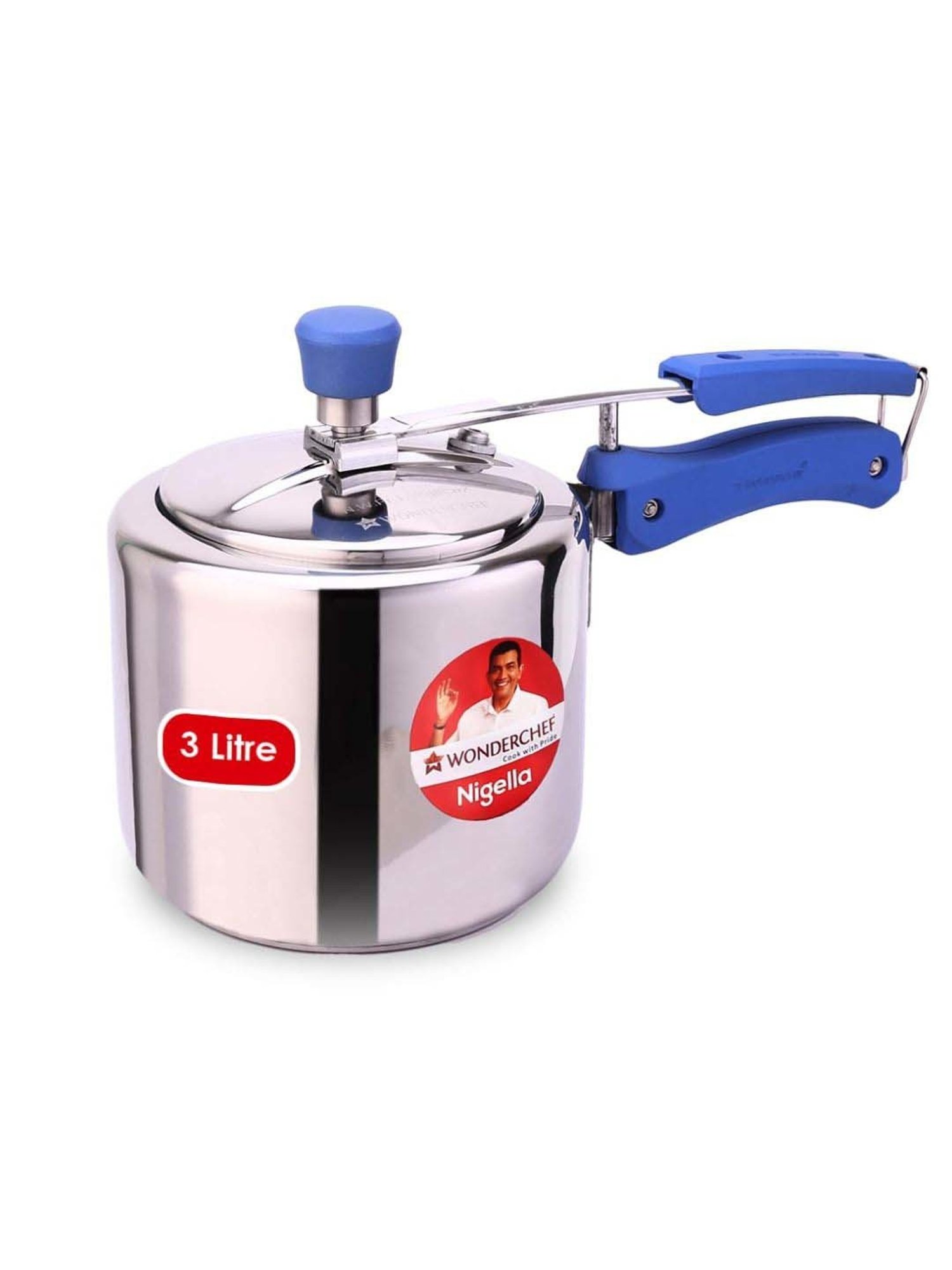 Pigeon Silver Stainless steel Pressure Cooker (10 L)