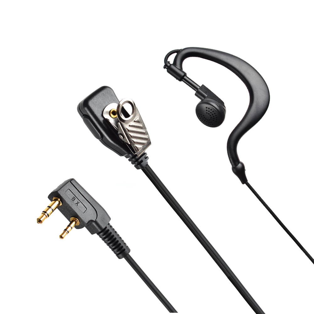 HYS Earpiece 2 Pin G Shape  for Baofeng  UV-5R UV-5RA Kenwood  TK3160 TK3102 TK3107 Two Way Radio