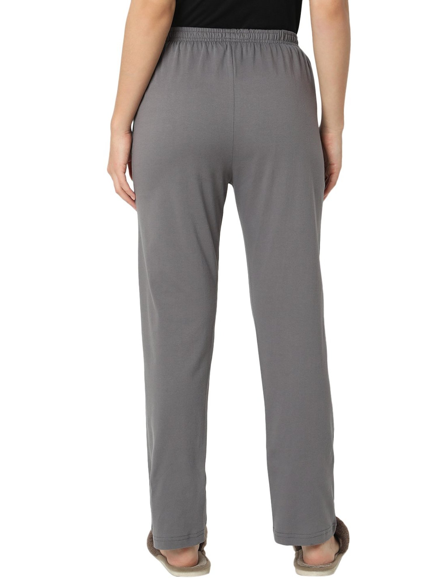 Smarty Pants Grey Cotton Graphic Print Lounge Pants