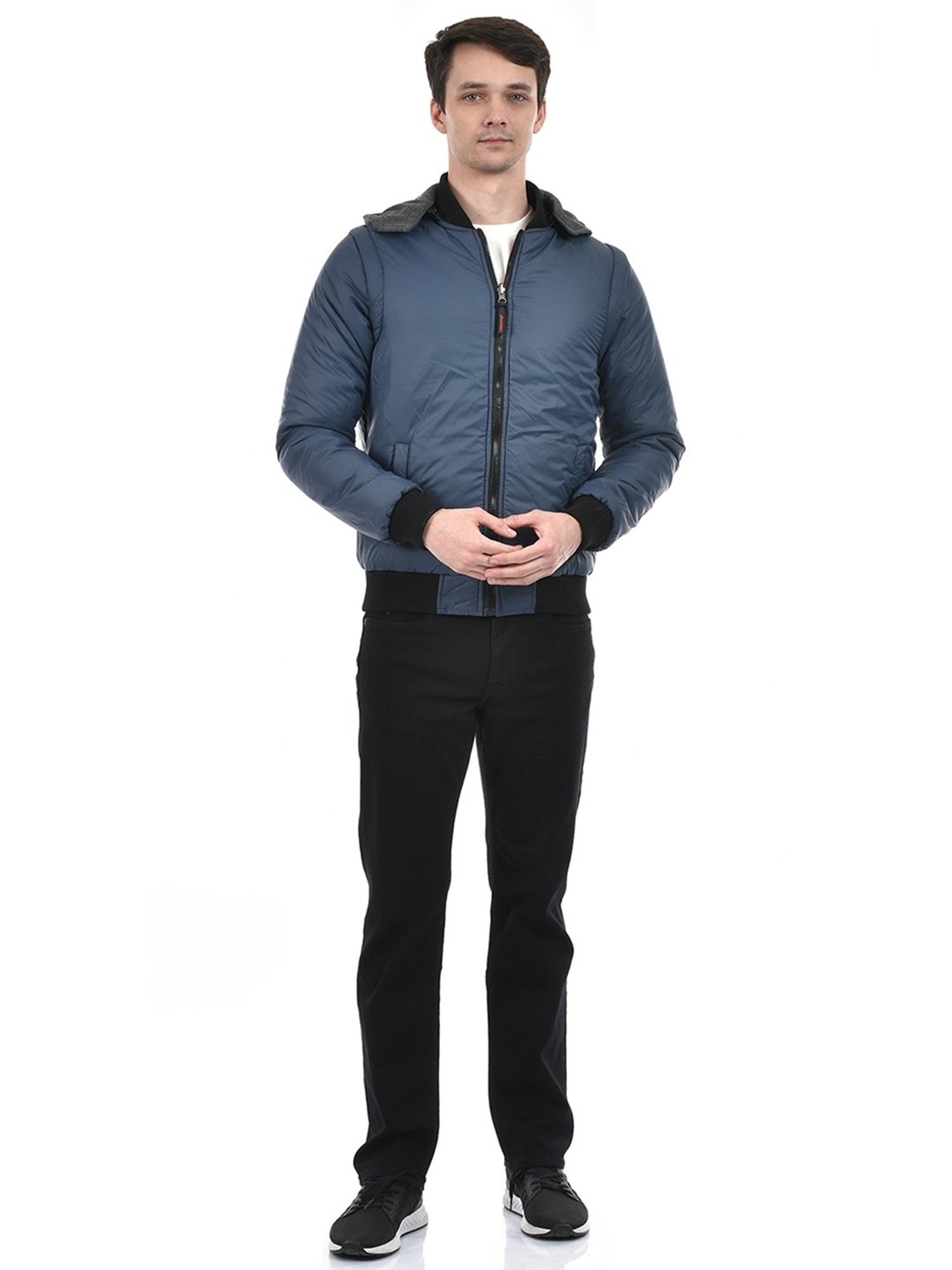 Lawman Pg3 Navy & Red Regular Fit Reversible Jacket