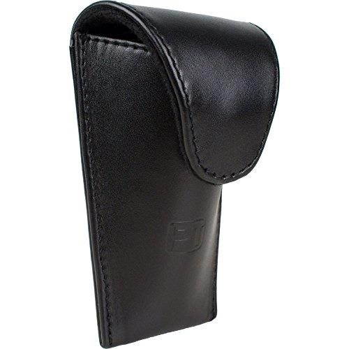 protec trombone / euphonium mouthpiece padded leather pouch with secure magnetic snap closure, model l204