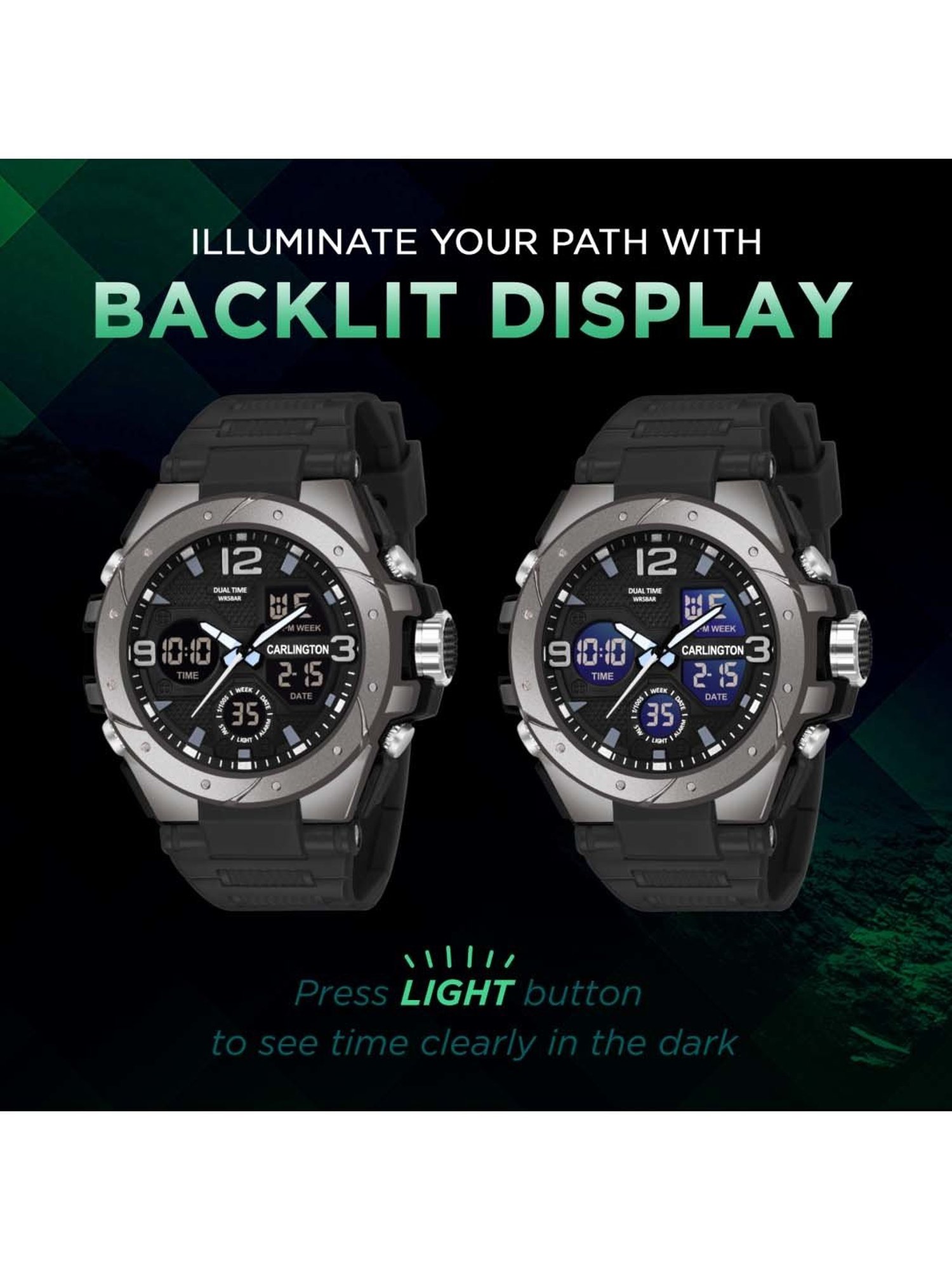 CARLINGTON Endurance 9105 Analog-Digital Watch for Men