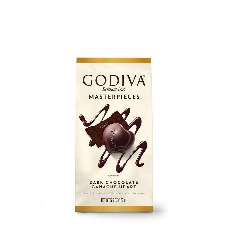 Godiva Masterpieces Dark Chocolate Ganache Heart - 5.5oz