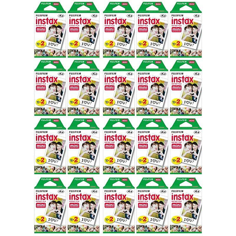 Instax Mini Instant Film (20 Twin Packs, 400 Total Pictures) for Instax Cameras