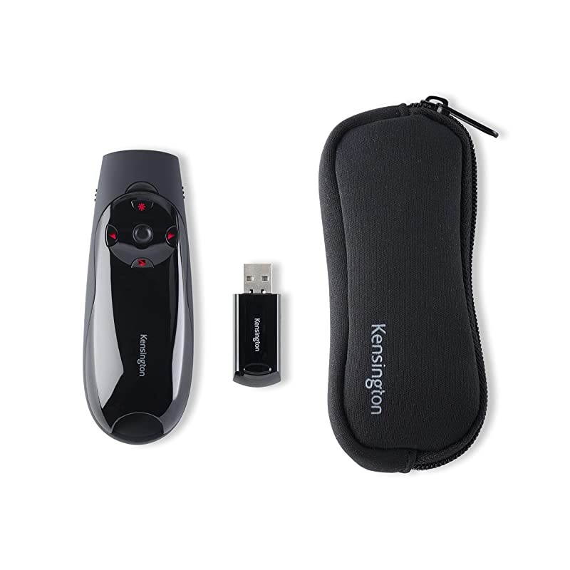 Expert Wireless Presenter with Red Laser Pointer and Cursor Control (K72425AM)