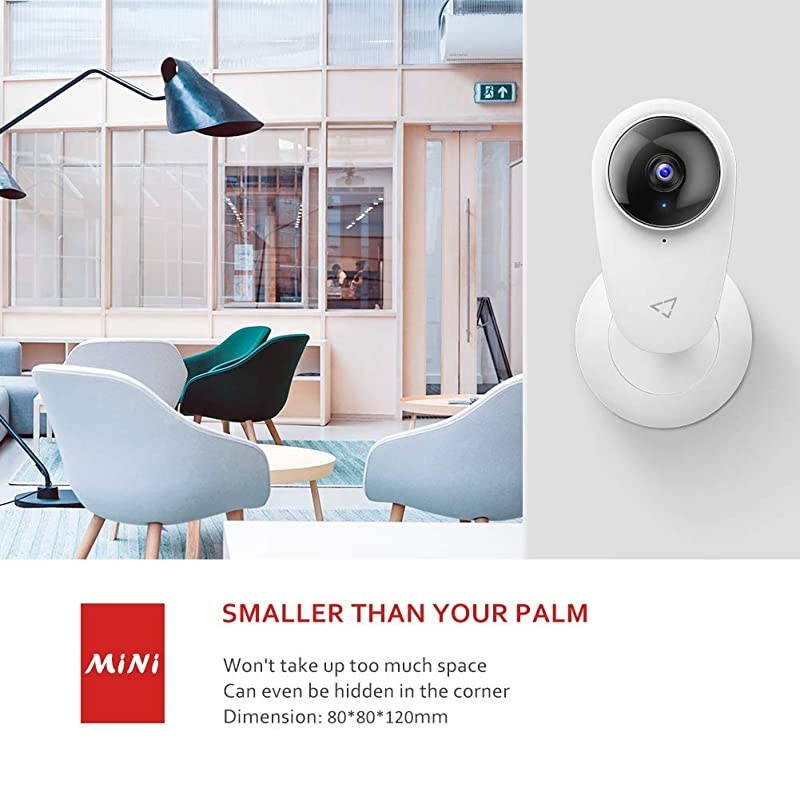 1080P FHD Baby Monitor Pet Camera 24G Wireless Indoor Home Security Camera with TwoWay Audio Motion Detection Night Vision for BabyPetNannyElderly Compatible with iOS amp Android System