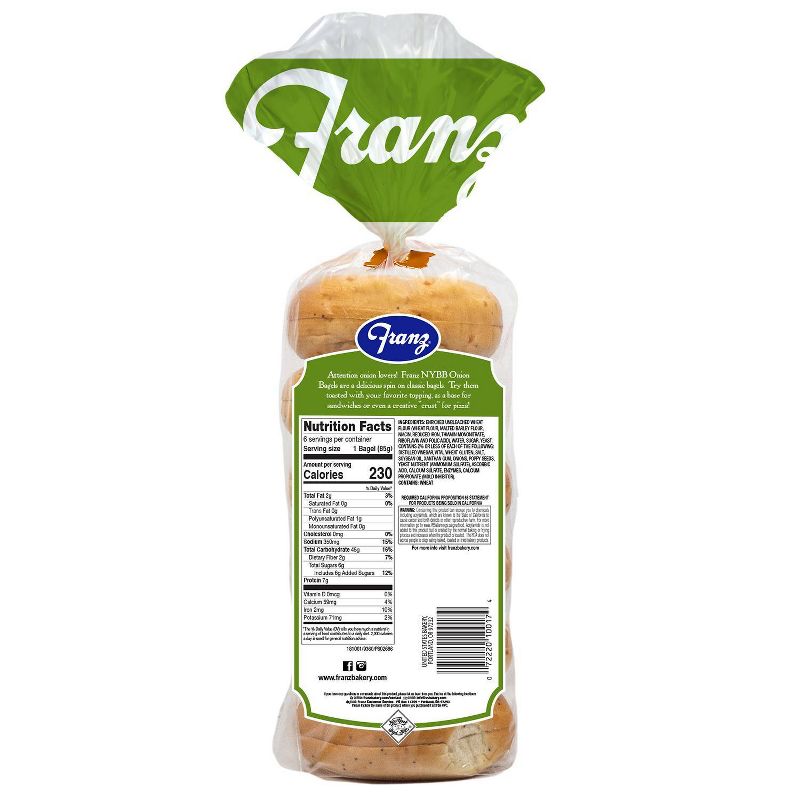 Thomas' Plain Bagels - 20oz/6ct