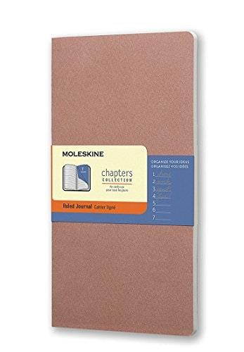 Moleskine Chapters Journal, Slim Large, Ruled, Old Rose Cover (Moleskine Chapters Collection) (Journal)