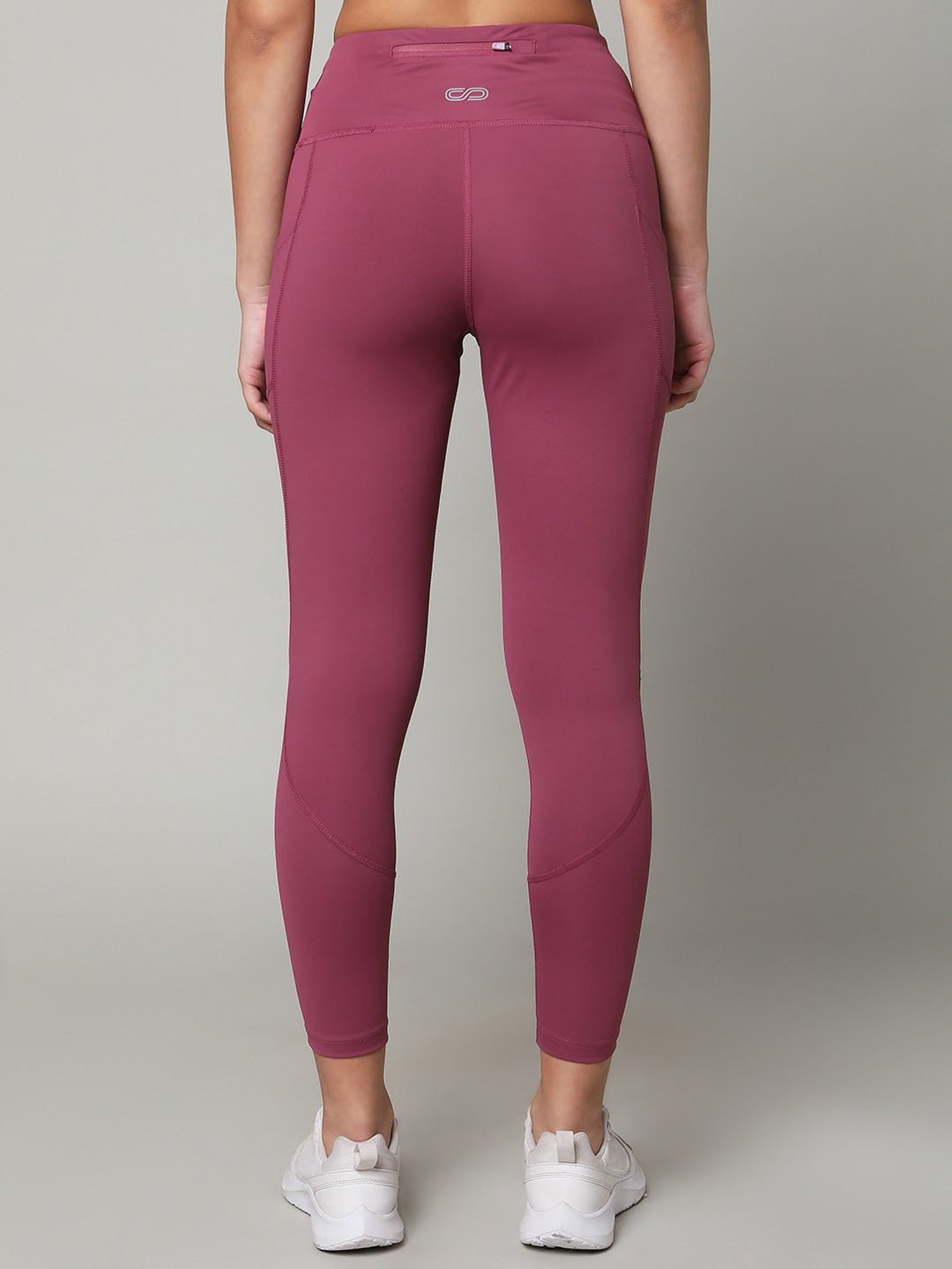 SILVERTRAQ Dark Mauve Relaxed Fit Leggings