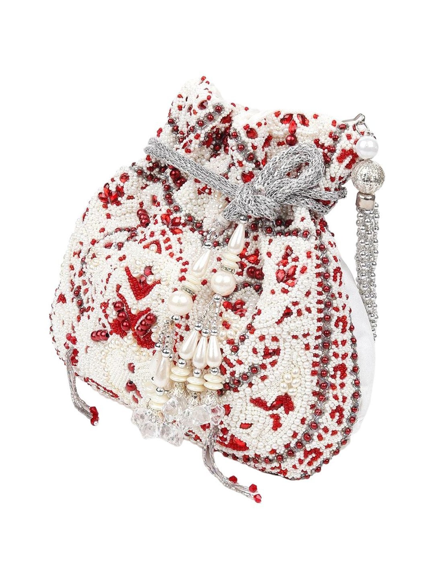 Call It Spring Silver Embellished Potli