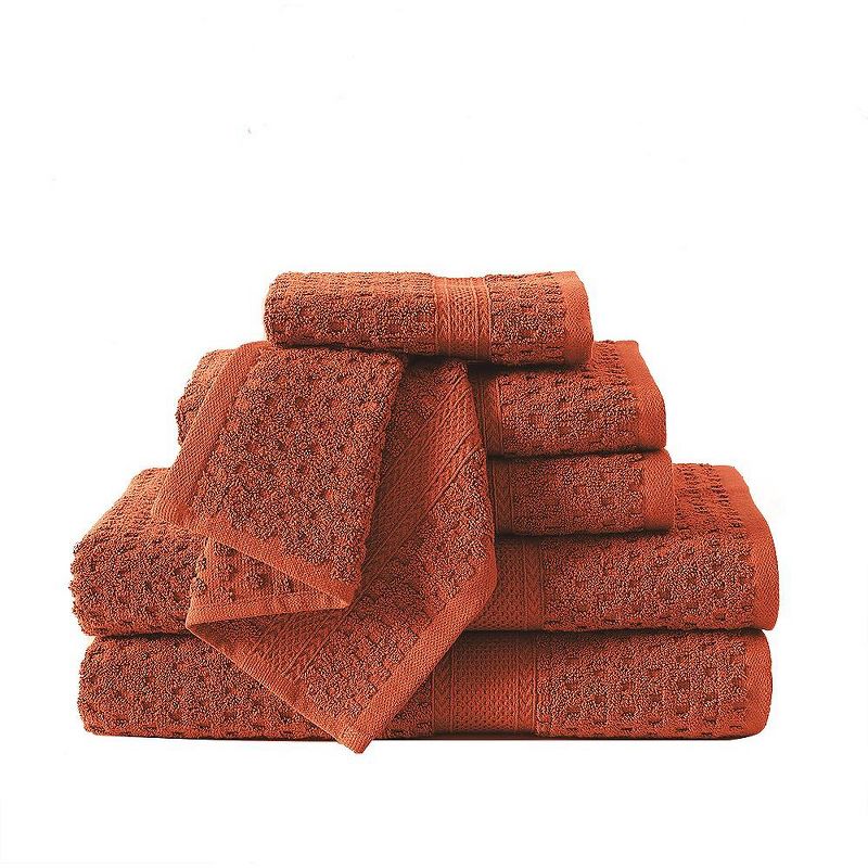 VCNY Home 6 piece Towel Set - Orange 6 Piece Towel Set