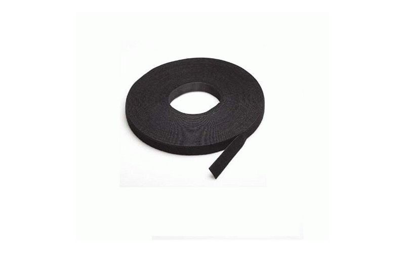 Unirise VELCRO-50F 50FT 0.8IN Width Velcro Strap Tape Black