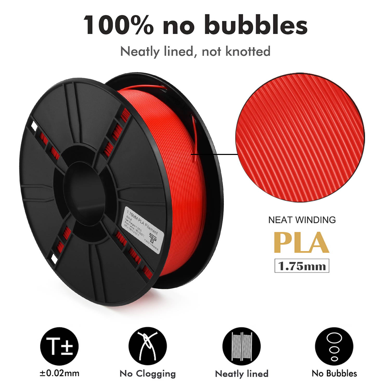 1kgPLA/ABS Filament 1.75MM Plastic Rubber Consumables Material 3D Carbon Fiber 3D Filament 1.75 Impressora 3D Filament For 3D Print