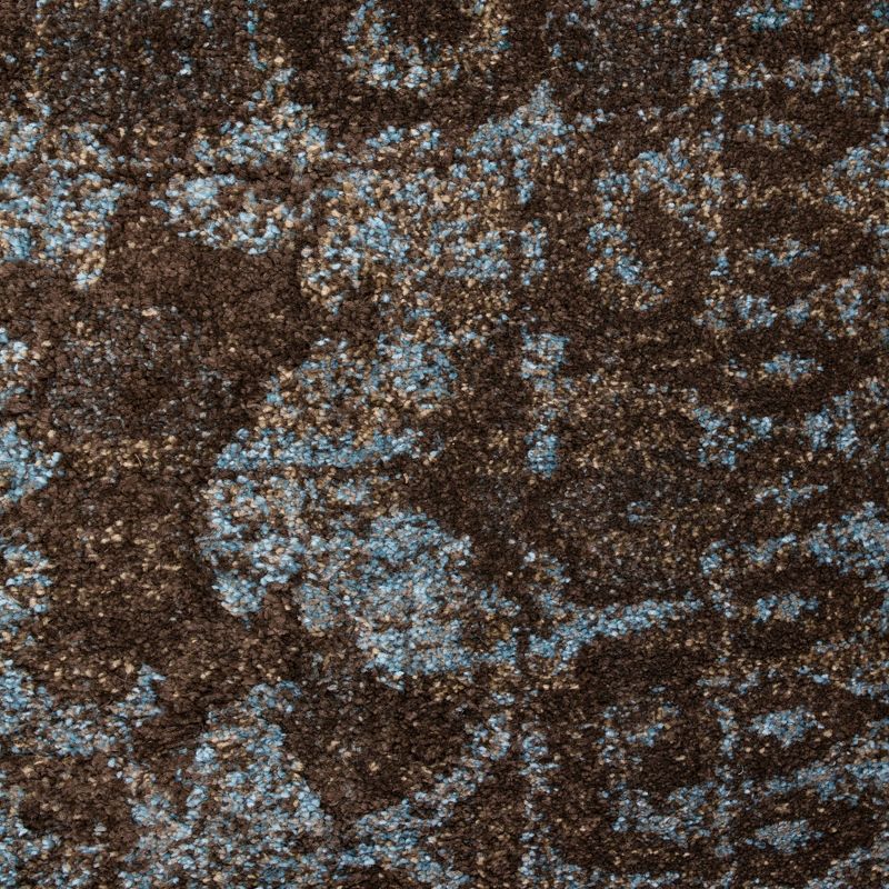 5'3"X7'7" Chocolate Abstract Woven Area Rug - Addison Rugs