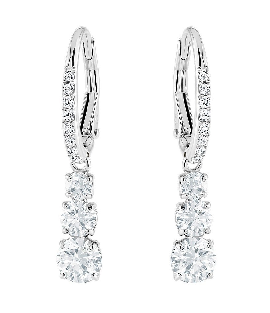 Swarovski Attract Trilogy Round Earrings