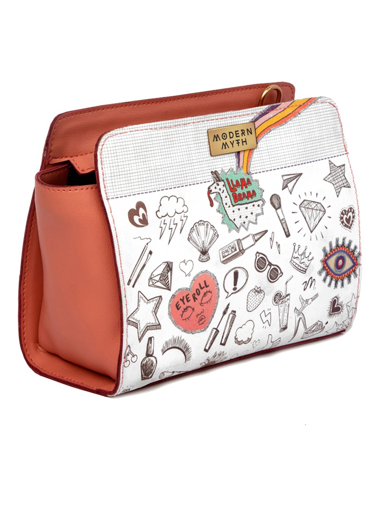 Modern Myth Multicolor Printed Medium Cross Body Bag