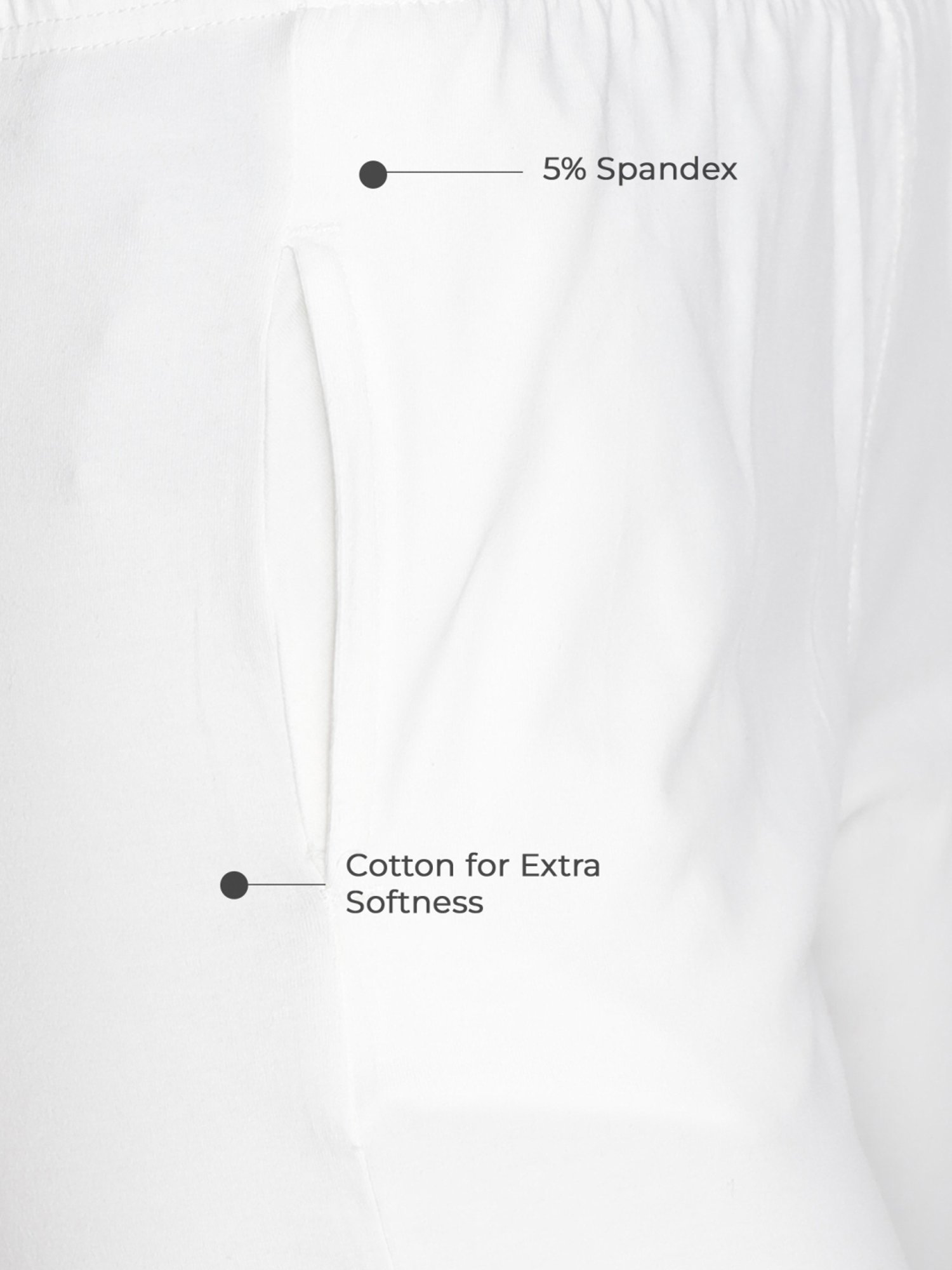 Lyra Orange & White Cotton Leggings - Pack Of 2