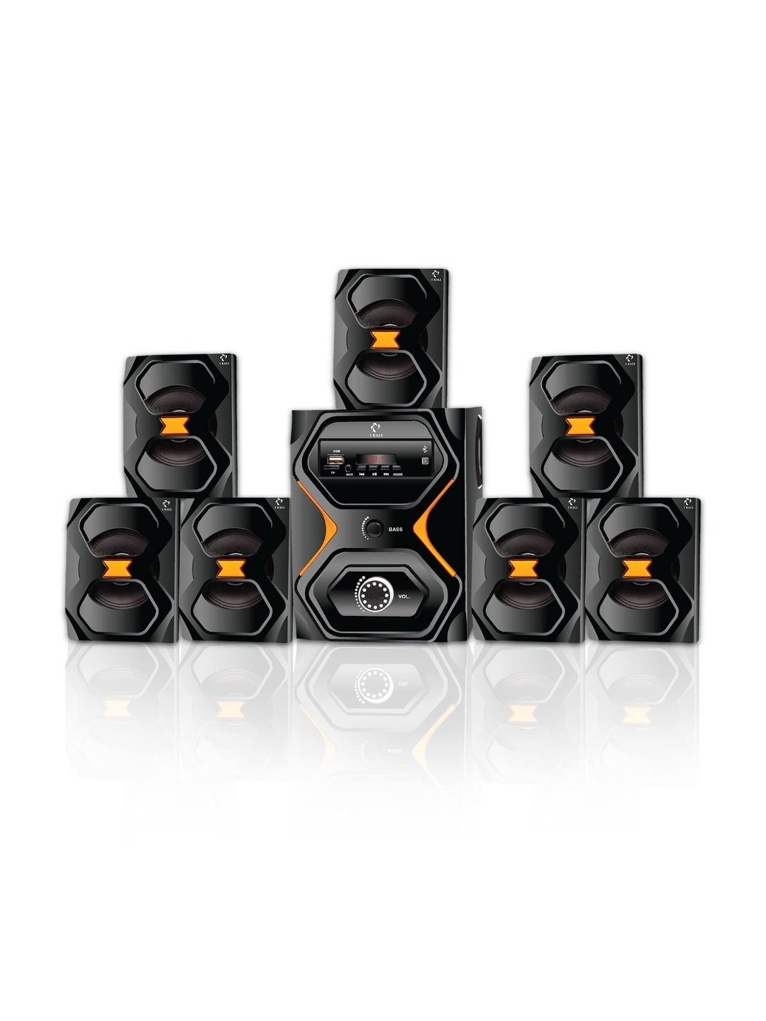 I Kall IK-444 5.1 Channel Home Theatre (Black)