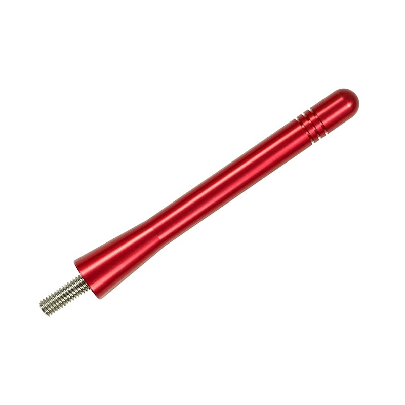Made in USA - 4 Inch Red Aluminum Antenna is Compatible with Dodge Ram Truck 1500 (2009-2020)