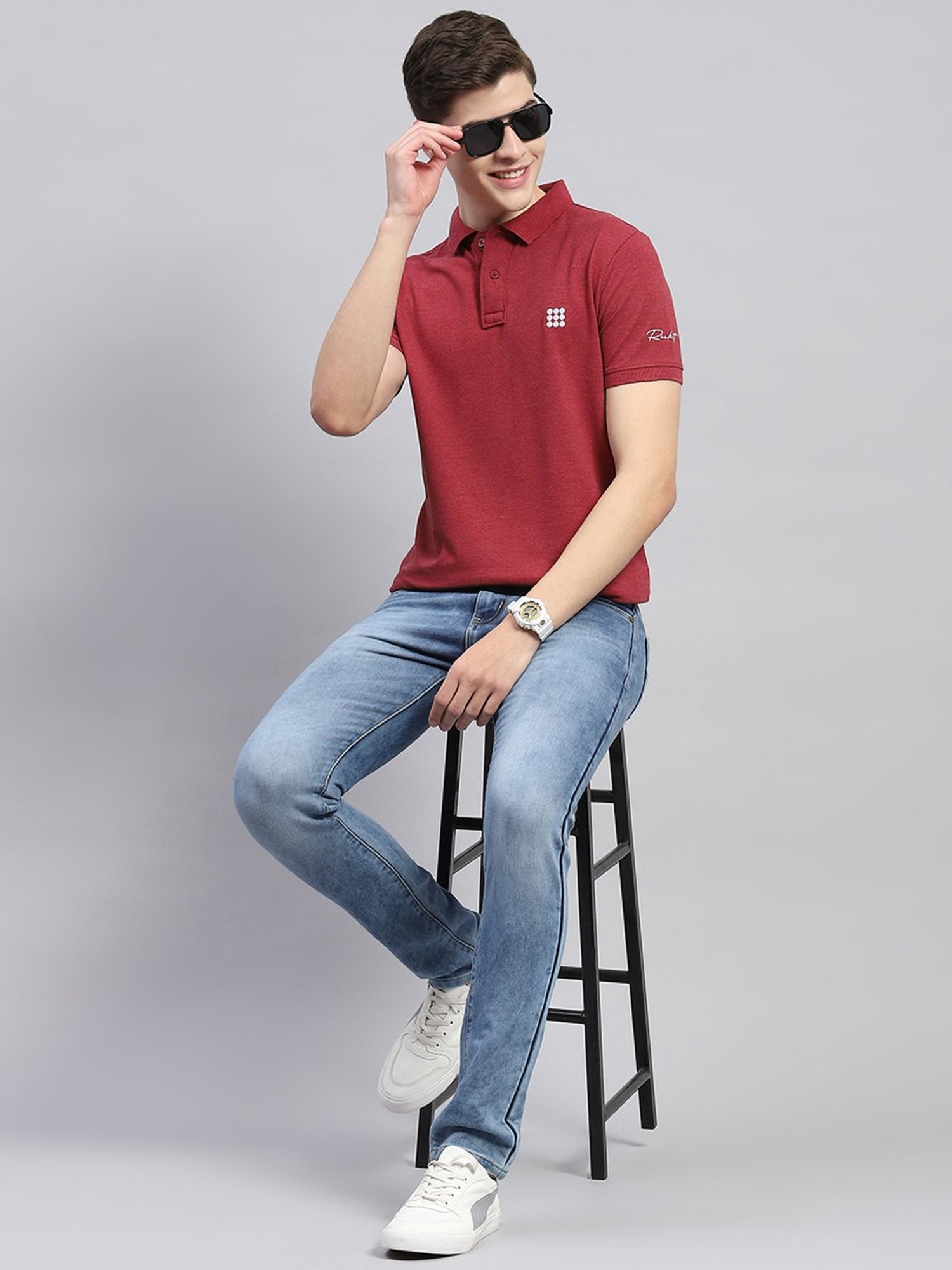 Rock.it Wine Smart Fit Polo T-Shirt