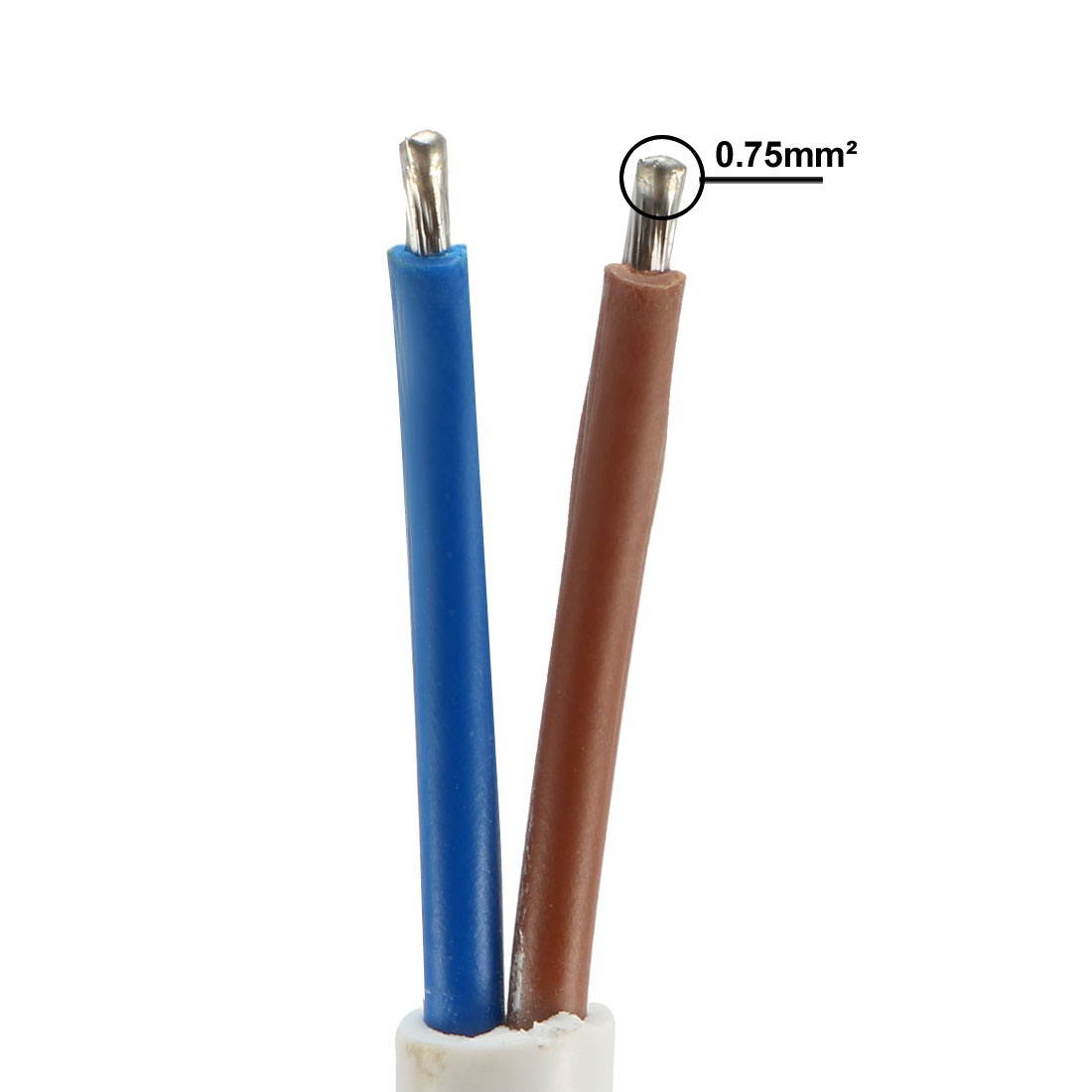 Male Female 2P LED Strips Light Waterproof Connector Cable White