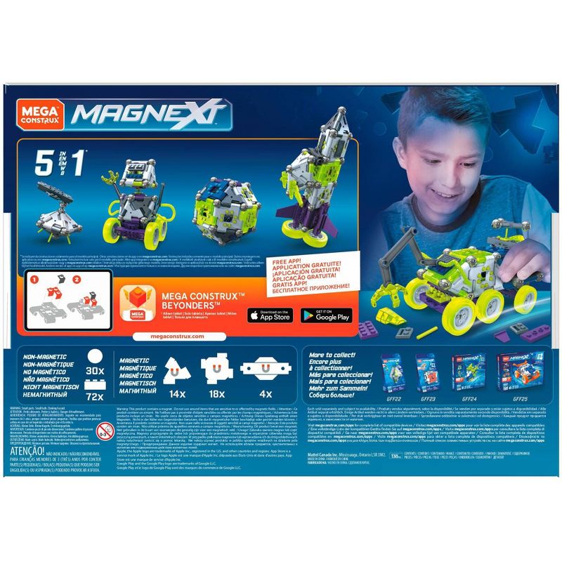 Mega Construx Magnext 5-in-1 Mag-Explorers Construction Set