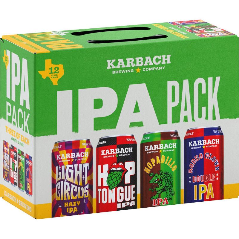 Karbach Brewing IPA Variety Pack - 12pk/12 fl oz Cans