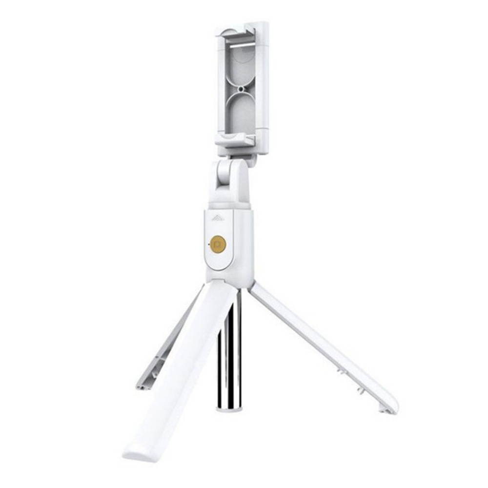2-in-1 Selfie Stick Tripod Stand with Phone Holder Remote Shutter for Selfie Live Streaming Video Recording Online Chatting