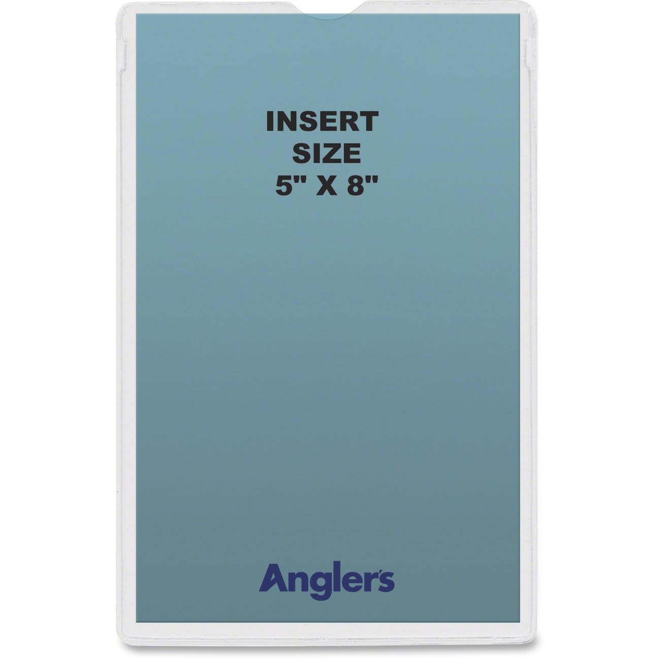 Anglers Self-stick Crystal Clear Poly Envelopes