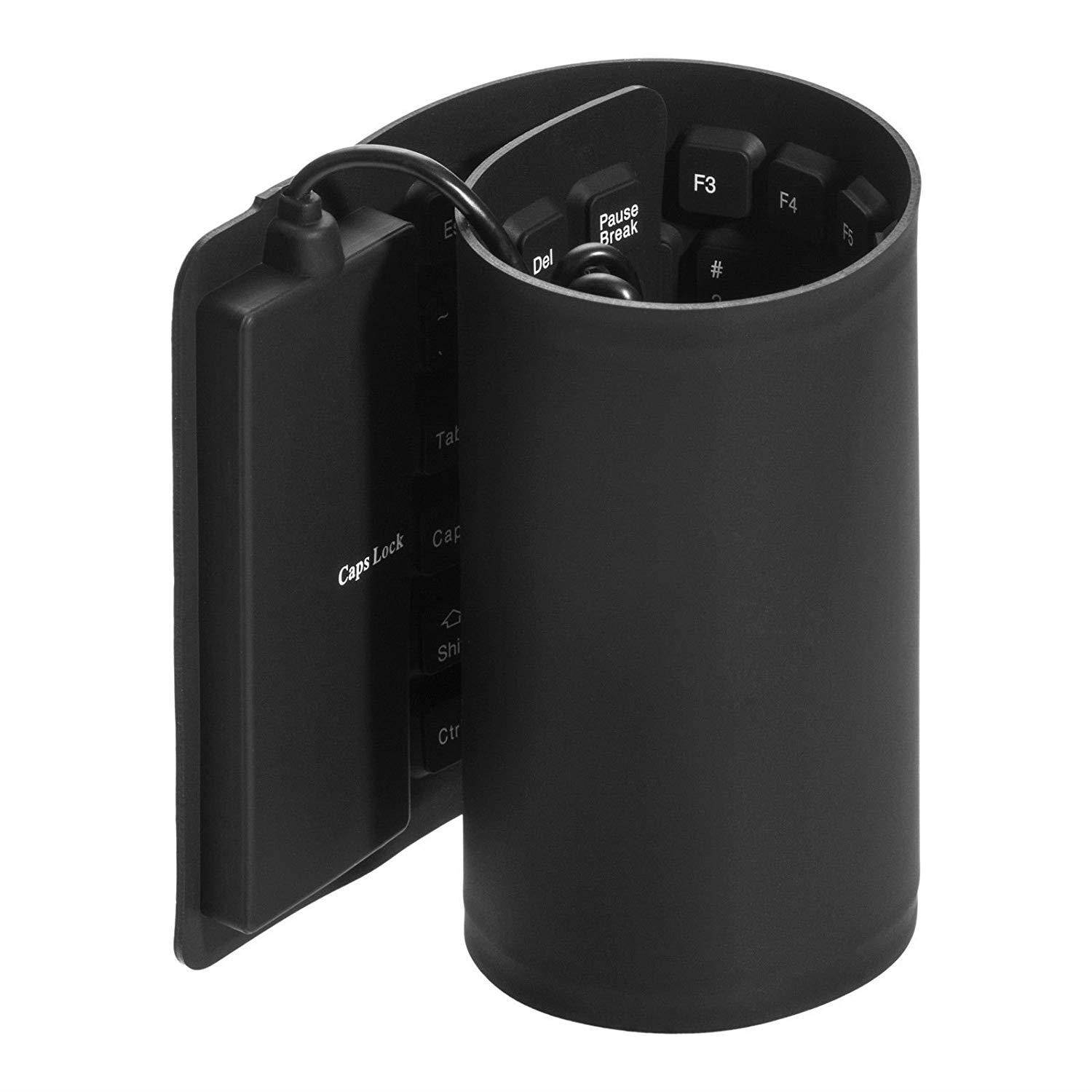 USB 2.0 Silicone Roll Up Foldable PC Computer Keyboard