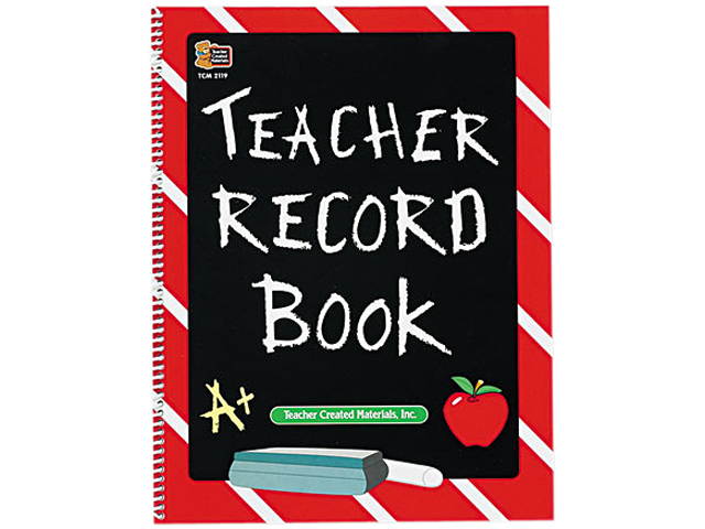 Teacher Created Resources 2119 Record Book, Spiral-Bound, 11 x 8-1/2, 64 Pages