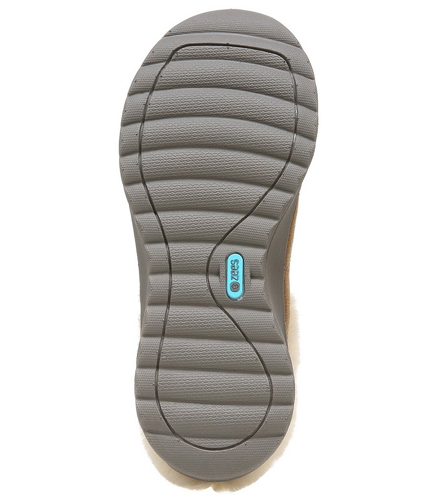 Bzees Golden Cozy Washable Slip-On Stretch Fabric Faux Fur Mules