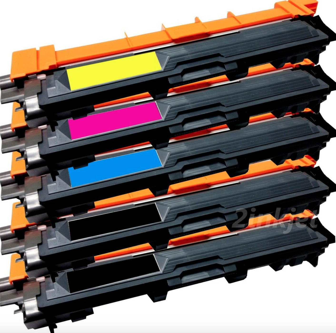 5 Pack TN-221BK TN-225 C/M/Y Color Toner Set For Brother HL-3140CW, HL-3170CDW
