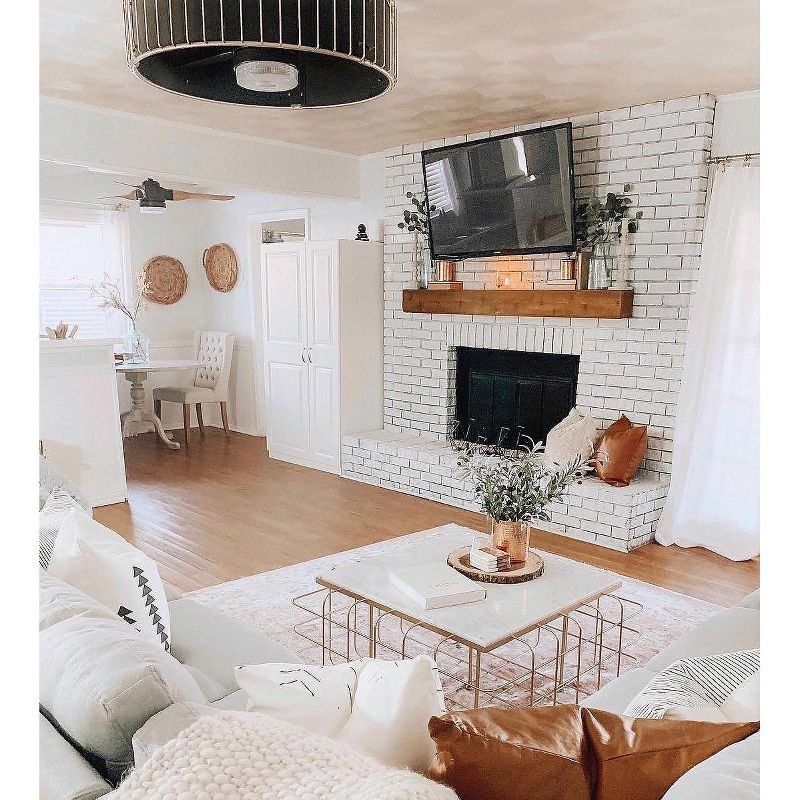 Amici Home Alexandria Hammered Copper Finish 104 oz Metal Storage Canister, Single Container