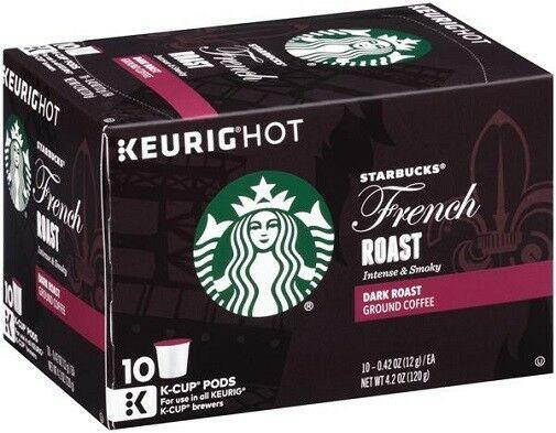 Starbucks French Roast Dark Keurig K-Cups 2 Box Pack