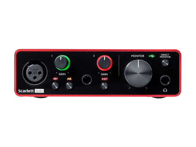 Focusrite Scarlett Solo 3rd Generation Audio Interface