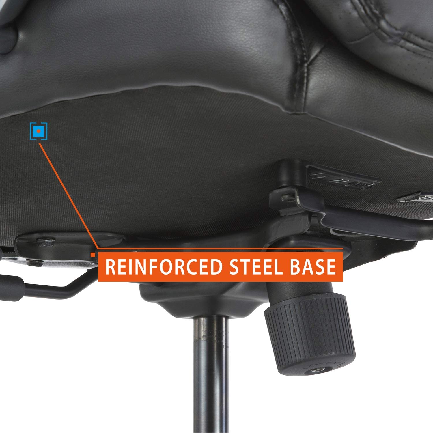 COLAMY YWA2104 Big And Tall Leather Executive Chair