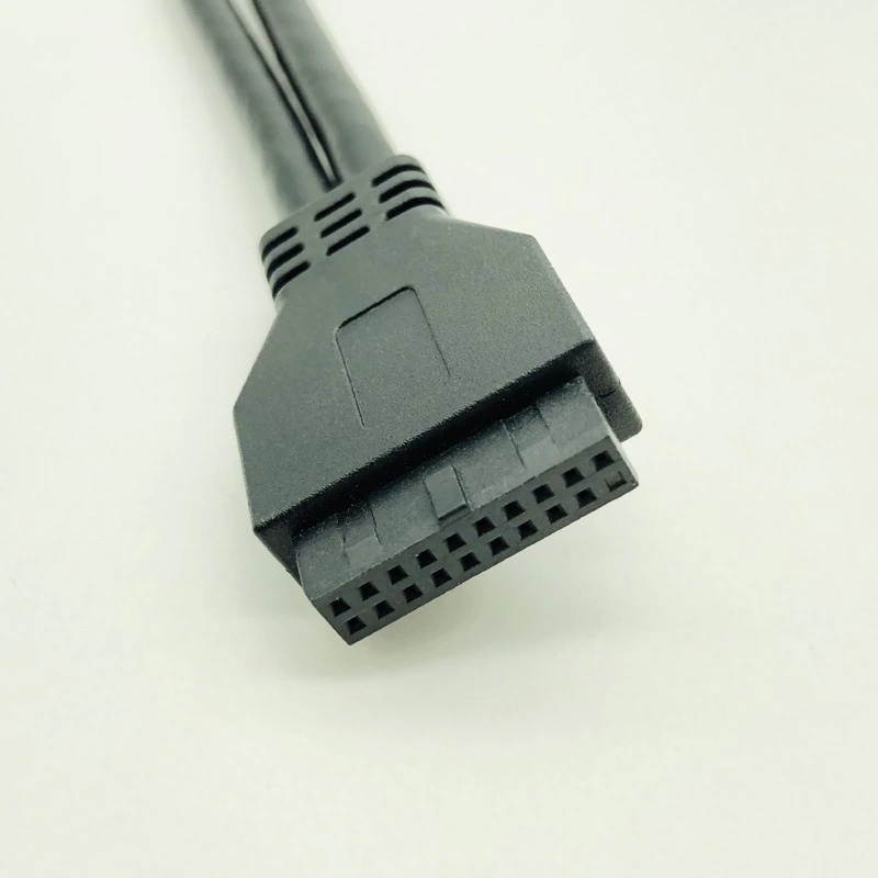 USB 3.0 20Pin Front Panel Cable USB3.0 Hub USB 3.0 Dual Port USB 3.0 Female to Motherboard 20 Pin Header Connector Adapter Cable
